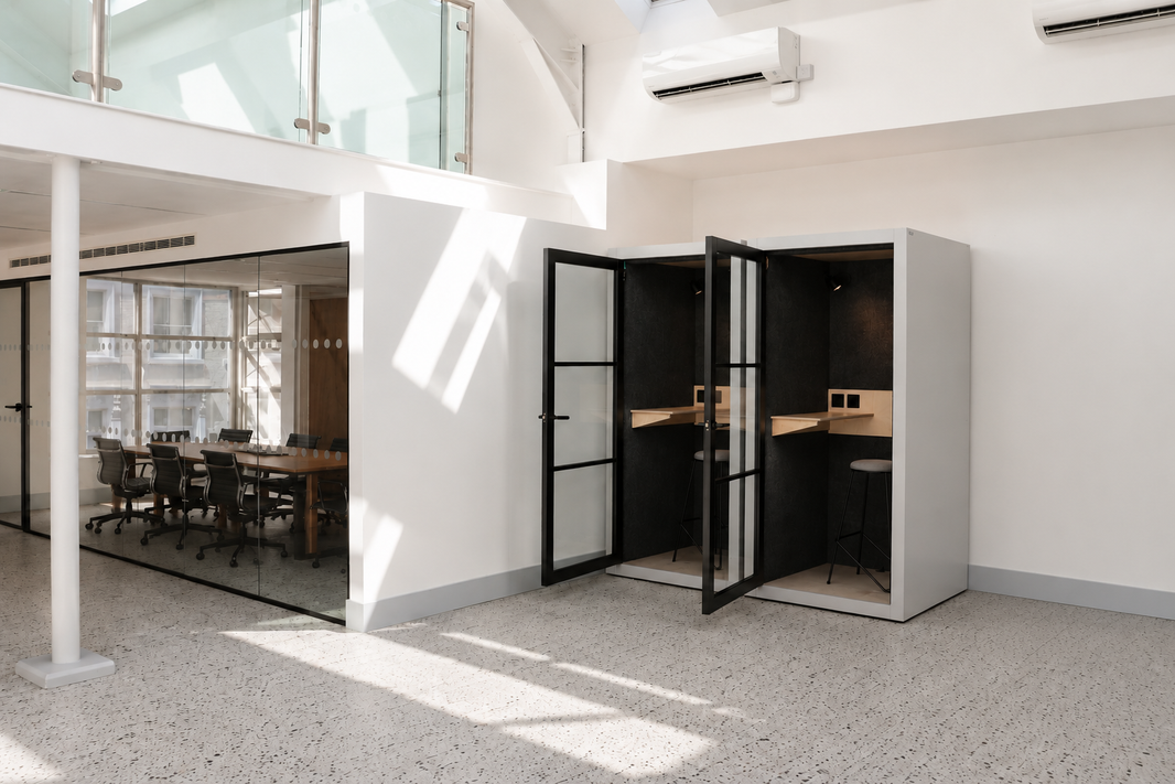London Office | Stuga Phonebox Booths