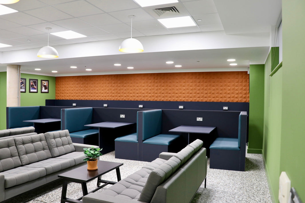 Seating booths for schools and offices