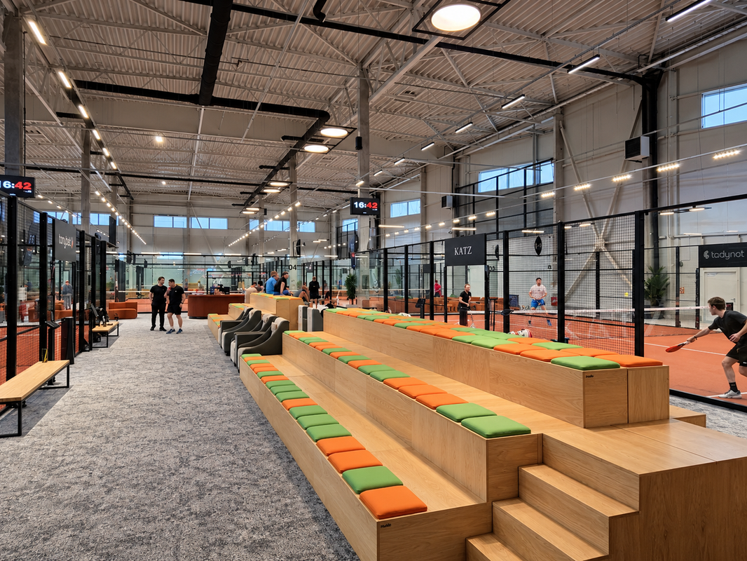Tonybet Padel | Basecamp Tiered Seating & Bleachers