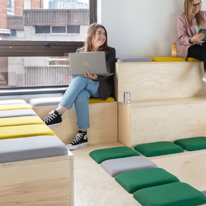 tiered seating in office