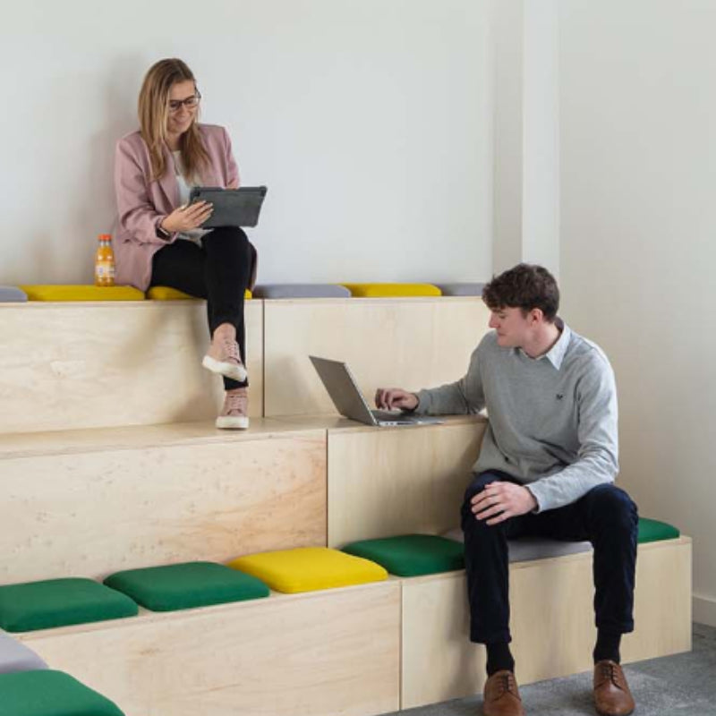 tiered seating in office